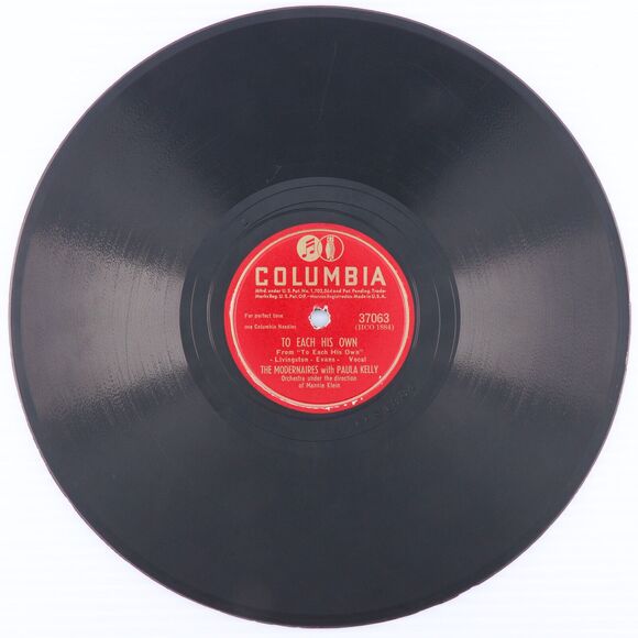 Modernaires w/Paula Kelly To Each His Own/Holiday for Strings 1946 78rpm Record - Picture 2 of 16